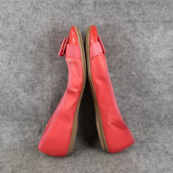 Alfani Shoes Womens 8 Ballet Dress Flats Bow Round Toe Slip On Skimmer Fashion - Picture 9 of 13